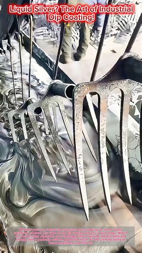 Liquid Silver? ⛓️ The Art of Industrial Dip Coating! ✨
