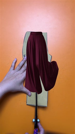 How to Draft Wide-leg Pleated Pants Pattern