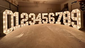 0-9 4FT Wood Lighted Marquee Numbers (bulk Deal) (0,1,2,3,4,5,6,7,8,9) - Etsy