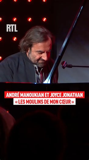 🎼 André Manoukian et Joyce Jonathan interprètent en live leur titre « Les Moulins de mon cœur ». Rendez-vous aujourd’hui à partir de 14h30 dans « Le Grand Studio RTL » avec Eric Jean-Jean 📻 | RTL