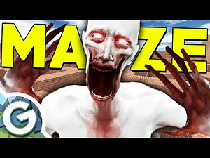 SCP-096 MAZE (Gmod Sandbox) Nextbot Escape