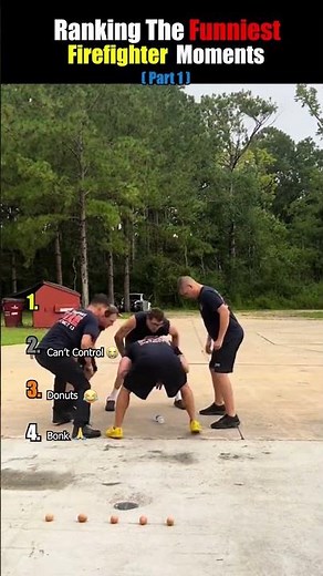 Ranking The Funniest Firefighter Moments 😭😭
