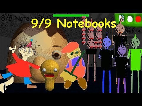 9/9 Notebooks + New Area + New ending! - Baldi's Basics Birthday Bash (Original Baldi's Basics)