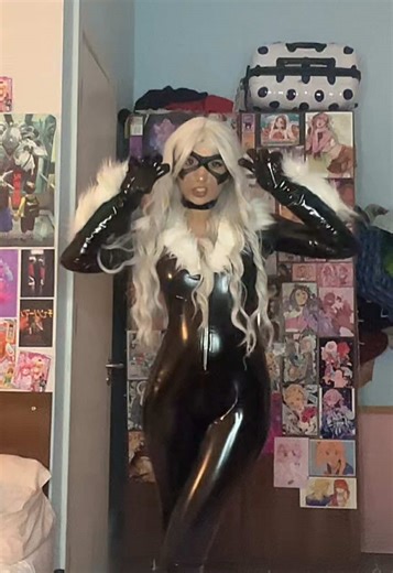 Black cat cosplay is ready for mcm 😛 #cosplay #feliciahardy #blackcatcosplay #marvelrivals #mcmlondon @Marvel Rivals @MCM Comic Con