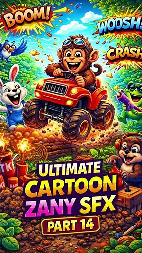 Ultimate Cartoon Zany Sound Effect Part 14 | Boing, Bonk & Pop SFX