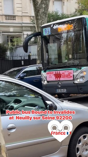 It’s Public bus 93 bound to Invalides at Neuilly sur Seine France #public #transport #highlights #fypシ゚ #highlightsシ゚ | Rosita Taganahan
