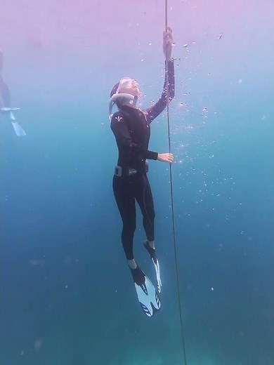 PADI Freediver Course: Free Immersion (FIM) Ascent at Kontiki Point, Cebu #cebuweather #passiondive