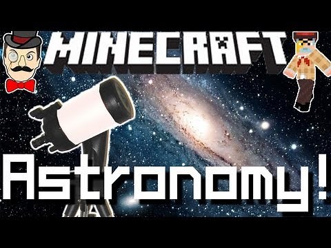 Minecraft Mods - ASTRONOMY Mod ! Telescope & Shooting Stars !