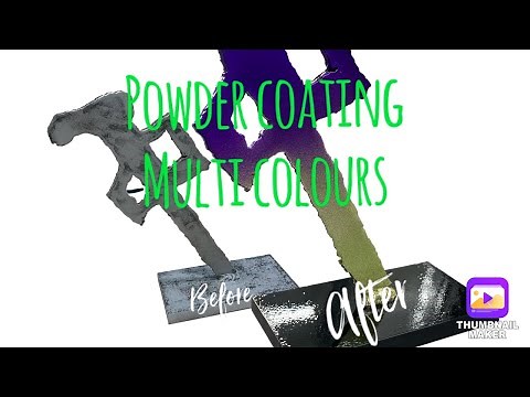 How To Powder Coat Multiple Colours