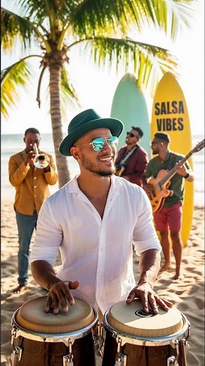 Salsa Dance Workout Beach Edition | Upbeat Fitness Beats