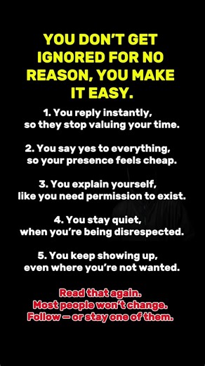 Why People Ignore You (And You Don’t Even Notice) #motivation #psycholgyfacts #quotes