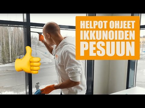 Ikkunoiden peseminen: Vältä nämä kaksi mokaa!