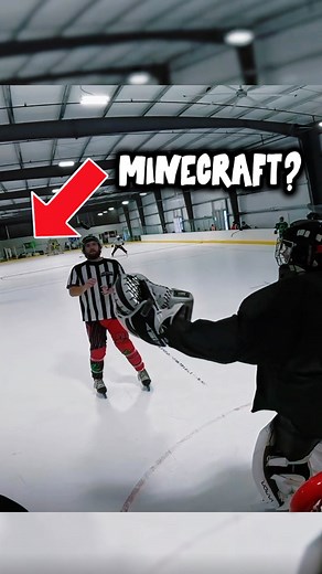 20K views · 106 reactions | Our goalie was watching Minecraft during the game #hockey #minecraft | Nasher | Facebook
