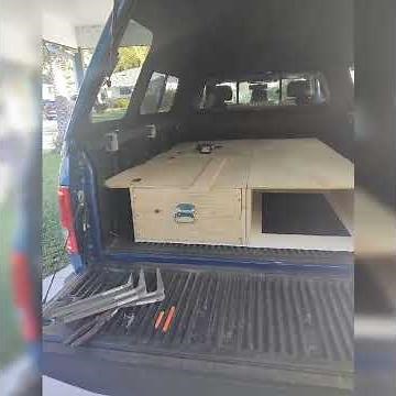 Leer 122 and truck bed camper build.