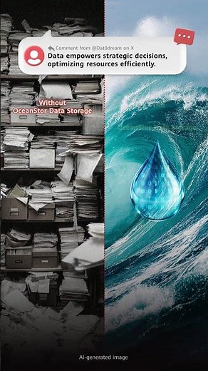 #Huawei #OceanStor Data Storage unleashes the power of data! 🌊 #CommentsOfTheWeek #HuaweiAnswers