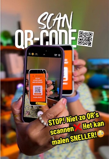 Snel QR-codes scannen met je iPhone-camera