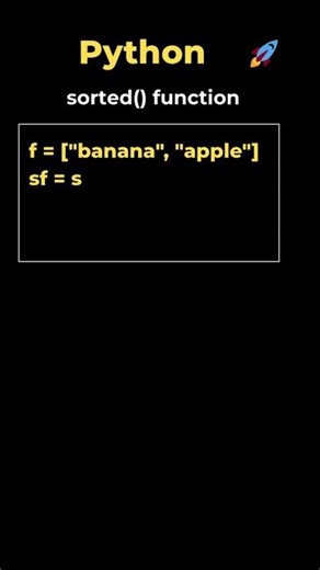 10. Sorting Strings in Python #coding #datascience