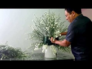 Como fazer arranjo de altar com Aster