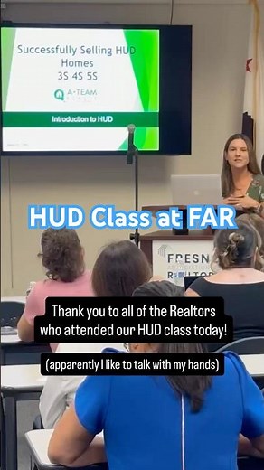 Successful HUD Class for Buyer’s Agents!