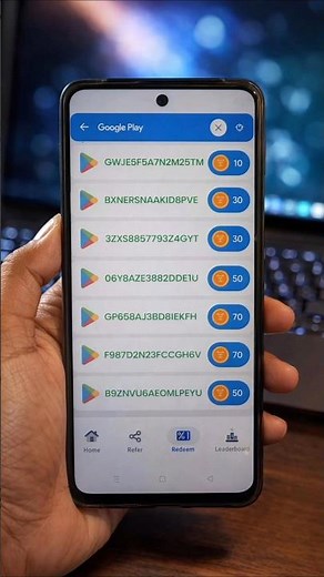 Play Store Free Redeem Code 2026 | Get ₹10 ₹30 ₹80 ₹100 Google Play Code #shorts