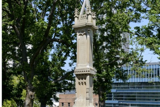 Historical monuments vandalised in run-up to Australia Day