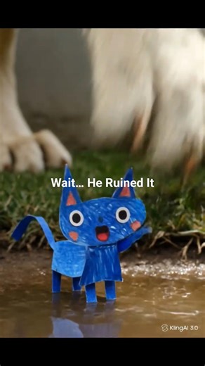 Wait… He Ruined It 😂🐱 #shorts S15E57