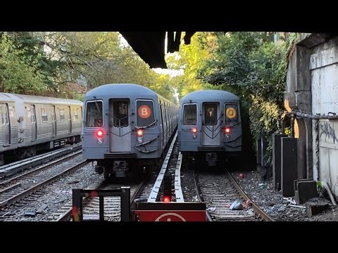 Action at Newkirk Plaza, then riding the R160 Q to Coney Island #R68/A #R46 #R211 #R160