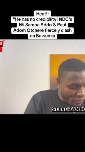 NDC's Nii Samoa Addo vs. Paul Adom Otchere on Bawumia