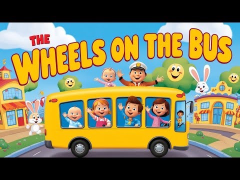The wheels On The Bus Go Around And Around | @Tiny Universe Nursery Rhymes & Kid's Songs