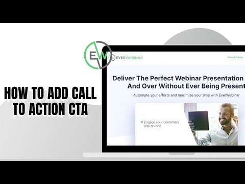 How To Add Call To Action CTA To EverWebinar