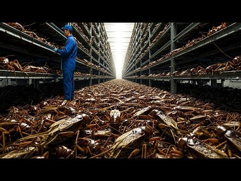 Billions of Crickets Raised for Meat and Protein Powder – Inside Massive Insect Farming