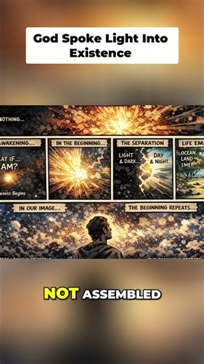 The Moment God Said: LET THERE BE LIGHT! #shorts