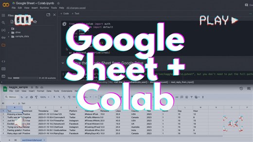如何在Colab上使用Google Sheet
