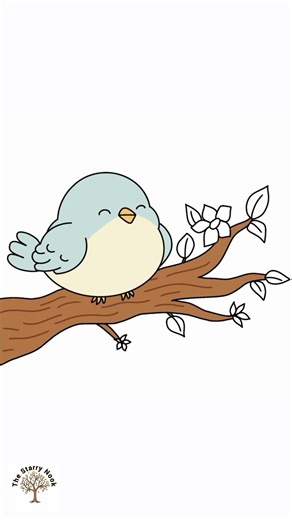 Cute Bird Drawing #birddrawing