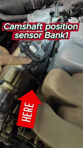 Audi Q7 V8 4.2 FSI camshaft sensors location #diy #mechanic #shorts