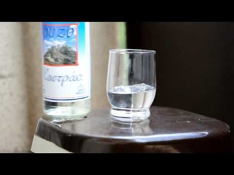 Ouzo + water effect