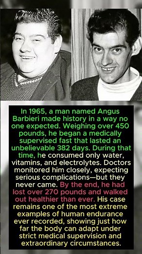 The Longest Time a Human Survived Without Food 😳