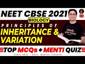 Principles of Inheritance and Variation Class 12 NEET Questions #1 | NEET 2021 | NEET Biology