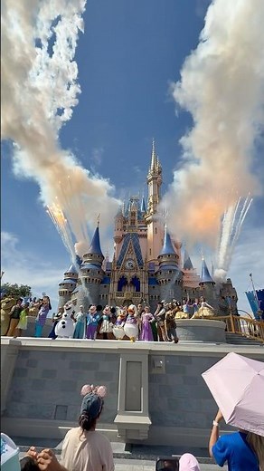 Disney world magic kingdom cinderella castle show | Walt Disney world magic kingdom characters
