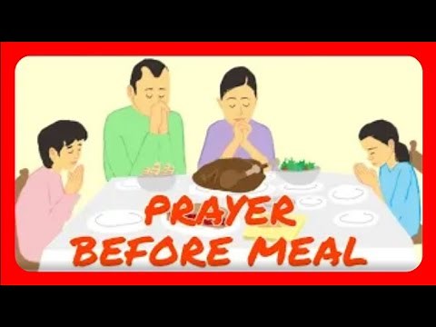 PRAYER BEFORE MEAL