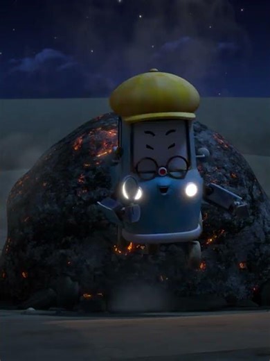 A Rock From Outer Space 🪨 #robocarpoli #shorts