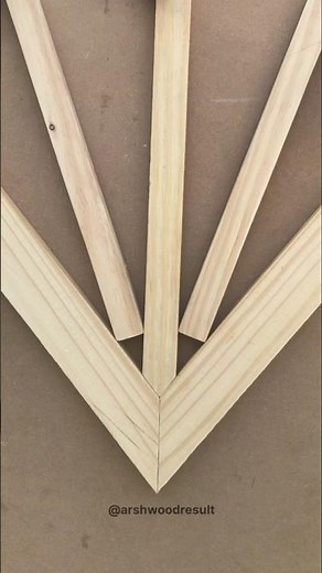 Achieve Perfect Roof Arches with Accurate Angle Cuts #woodwork #shorts #shortvideo #art
