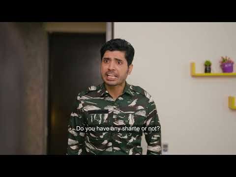 Foji ke piche se wife kar rahi hai cheat | Team Black Film | Short Film