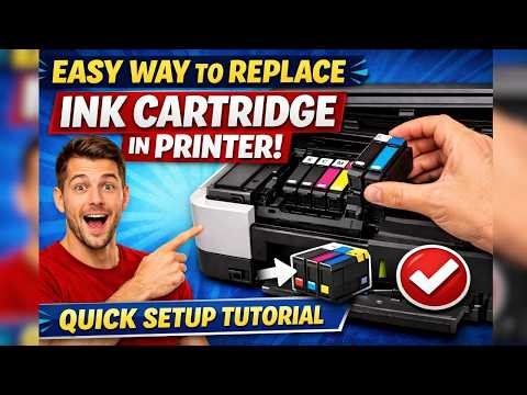 Easy Way to Replace Ink Cartridge in Printer Quick Setup Tutorial