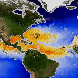NASA Scientific Visualization Studio | Cold Water Trails from Hurricanes Fabian and Isabel (WMS)