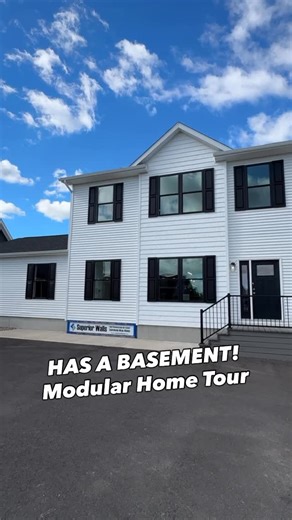 Chance’s Home World on Instagram: "🫢This modular home model is the “Hollywood” at American Homes! This prefab house has 3 levels and so much to see! WATCH THE FULL TOUR ON THE CHANNEL FOR ALL THE INFO AND PRICING, link in bio! #modularhome #prefabhouse #housetour #manufacturedhomes #realestate"