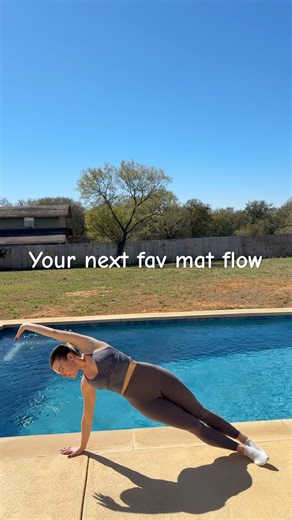 Your next fav mat flow #pilates #pilateshome