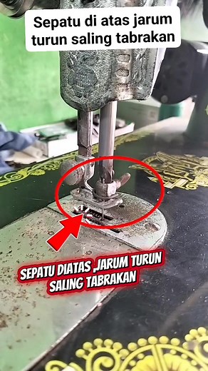999K views · 16K reactions | Mengatasi sepatu naik terlalu tinggi, jarum turun nabrak sepatu #tips #tutorial #edukasi #fyp | Muhammad Tohir | Facebook