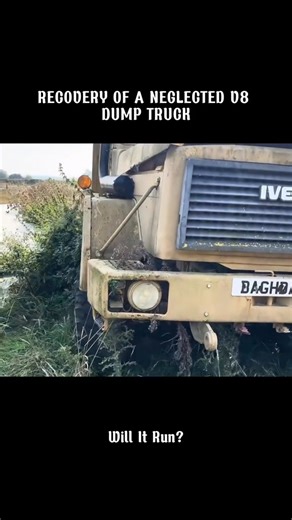 Maggie Deutz Dumptruck with the V8 Deutz!Will It Run#restoration #willitrun #recovery #old #engine #tractor #repair #tiktok #fyp | Tube Restoration