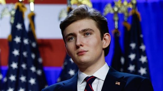 ‘Very distinguished’: Internet erupts as Barron Trump speaks for the first time on camera